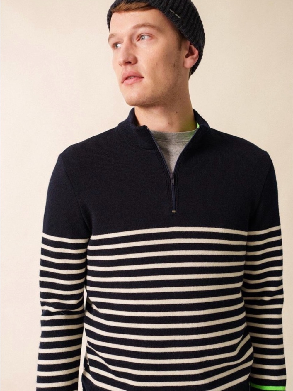 SAINT-JAMES Striped wool knitted jersey - VAL THORENS